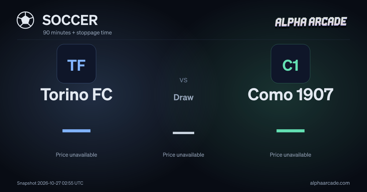 SOCCER: Torino FC — / Draw — / Como 1907 —