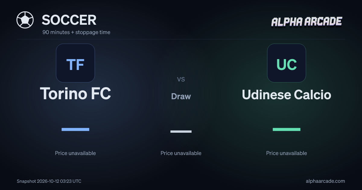SOCCER: Torino FC — / Draw — / Udinese Calcio —