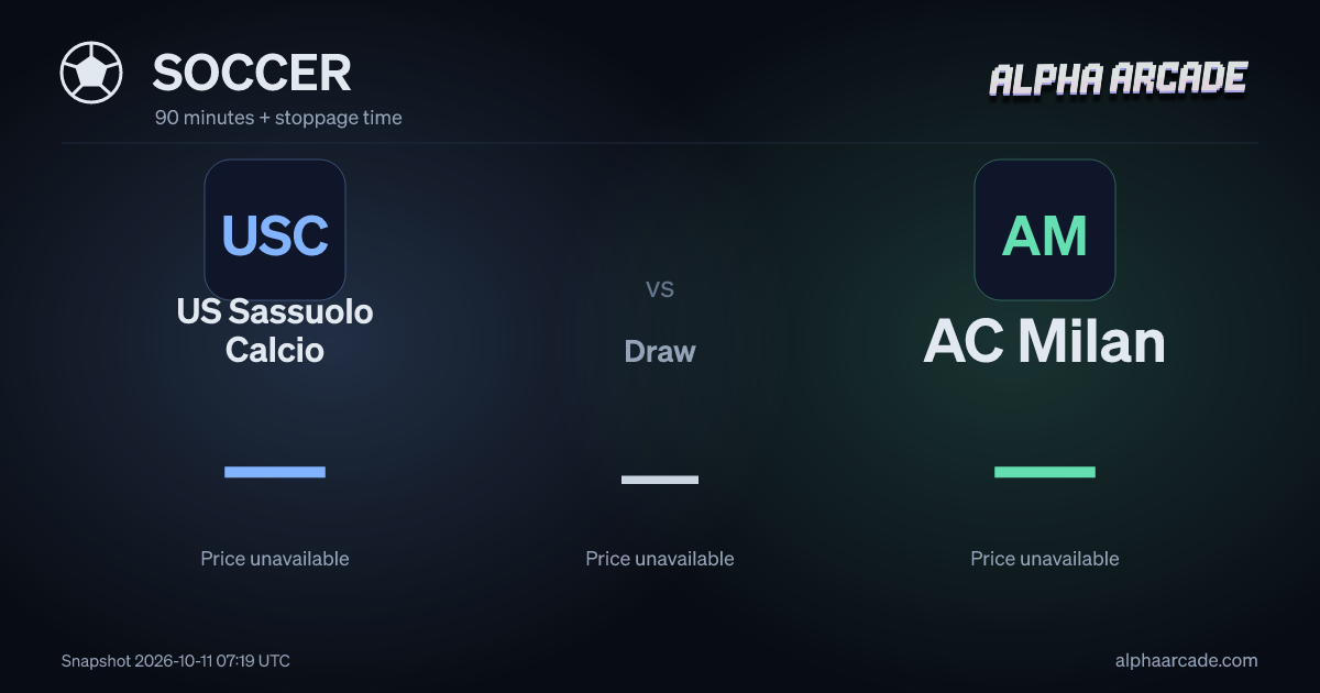 SOCCER: US Sassuolo Calcio — / Draw — / AC Milan —