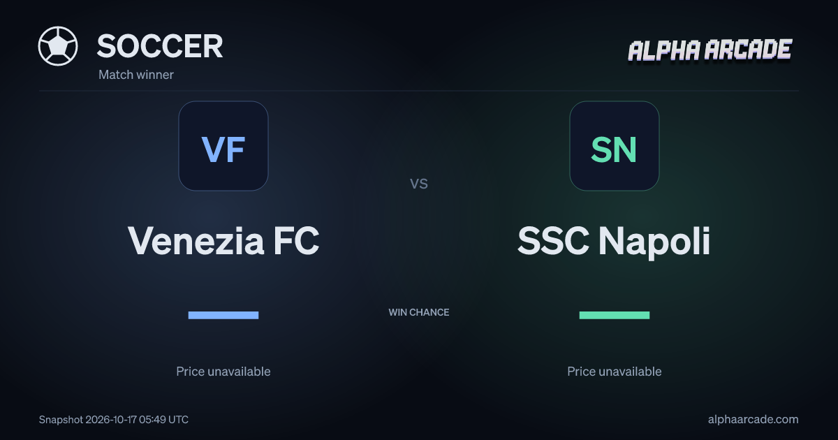 SOCCER: Venezia FC — / SSC Napoli —