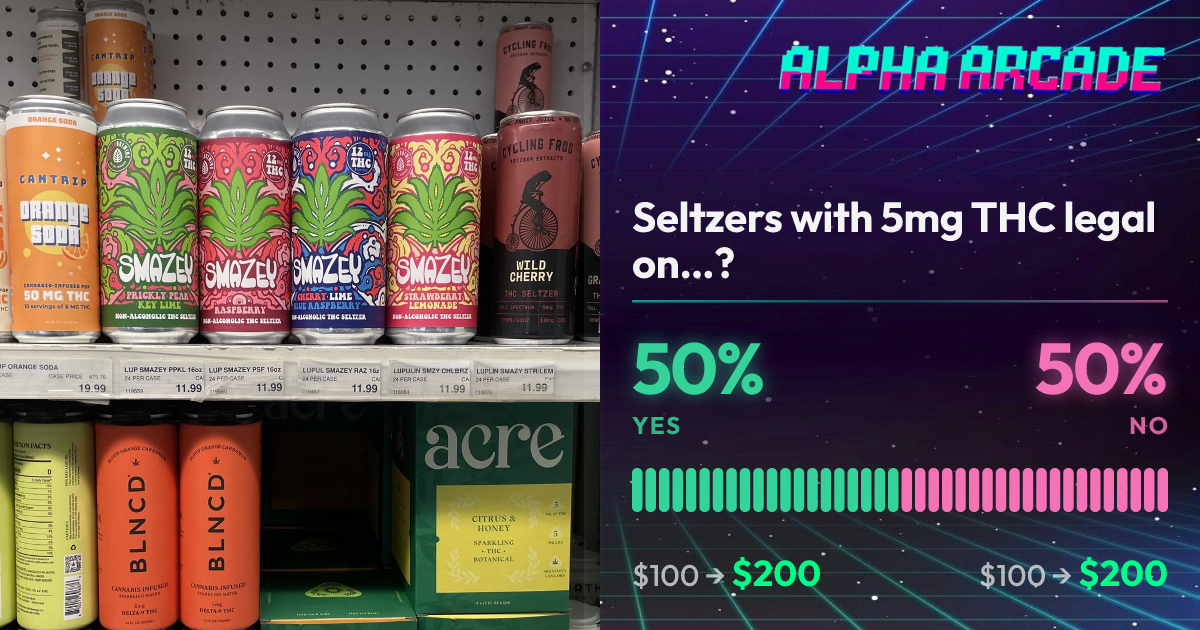 YES 50% / NO 50%