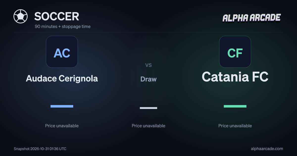 SOCCER: Audace Cerignola — / Draw — / Catania FC —