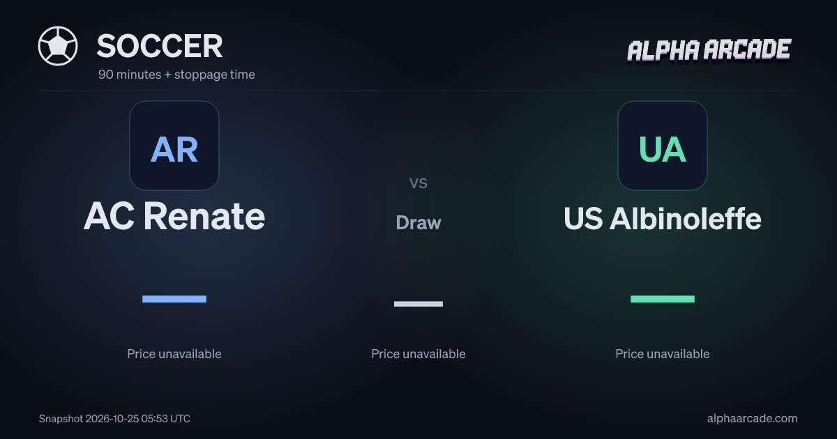 SOCCER: AC Renate — / Draw — / US Albinoleffe —