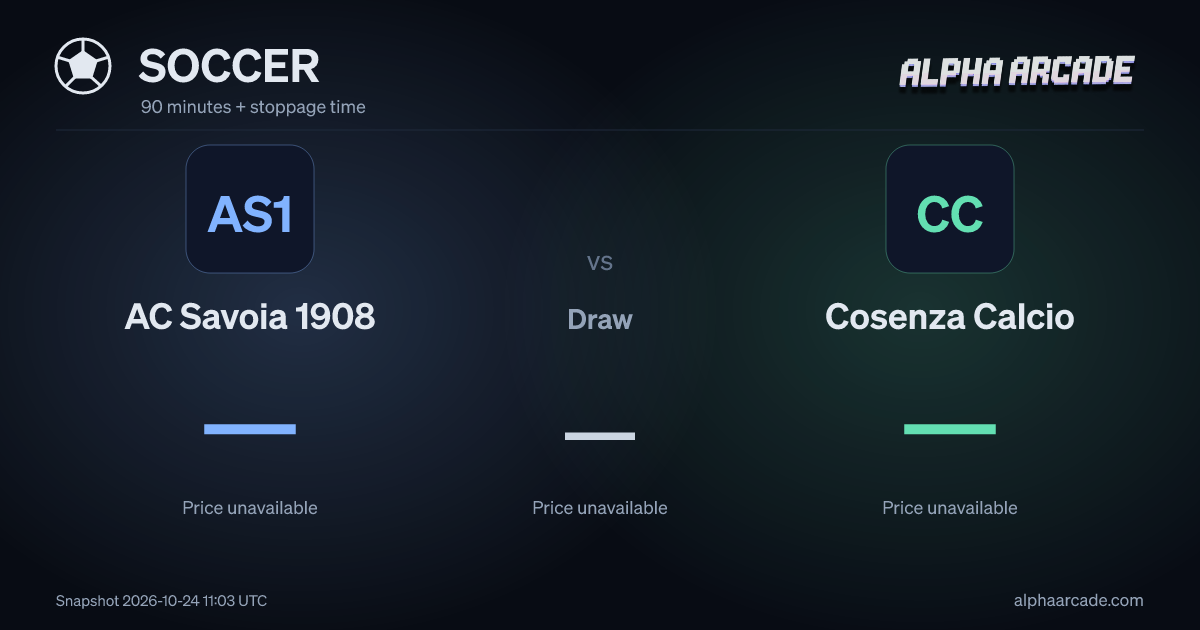 SOCCER: AC Savoia 1908 — / Draw — / Cosenza Calcio —