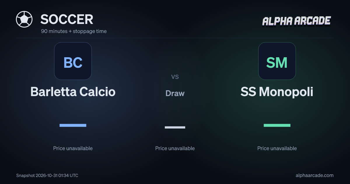 SOCCER: Barletta Calcio — / Draw — / SS Monopoli —