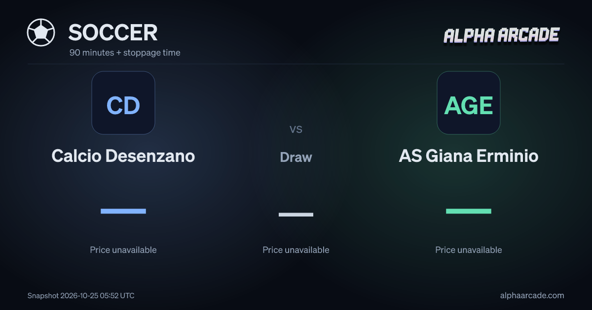 SOCCER: Calcio Desenzano — / Draw — / AS Giana Erminio —