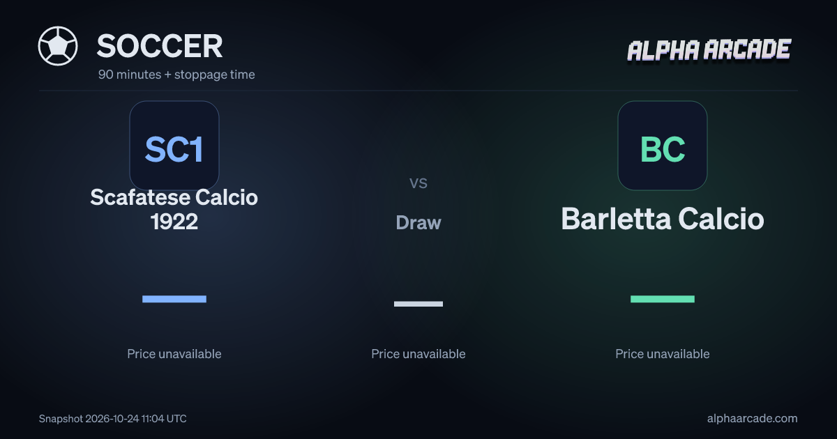 SOCCER: Scafatese Calcio 1922 — / Draw — / Barletta Calcio —