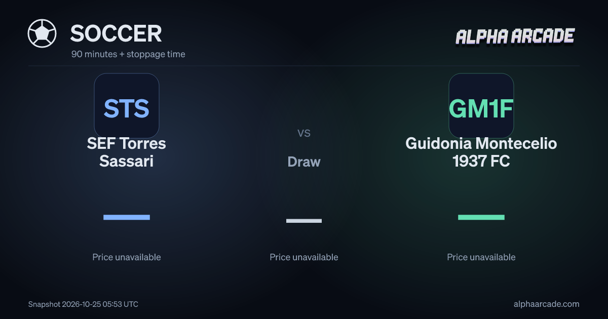 SOCCER: SEF Torres Sassari — / Draw — / Guidonia Montecelio 1937 FC —