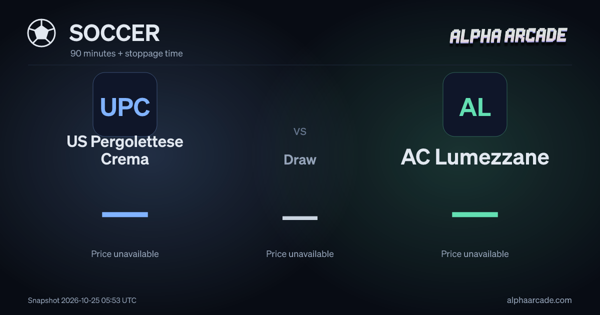 SOCCER: US Pergolettese Crema — / Draw — / AC Lumezzane —