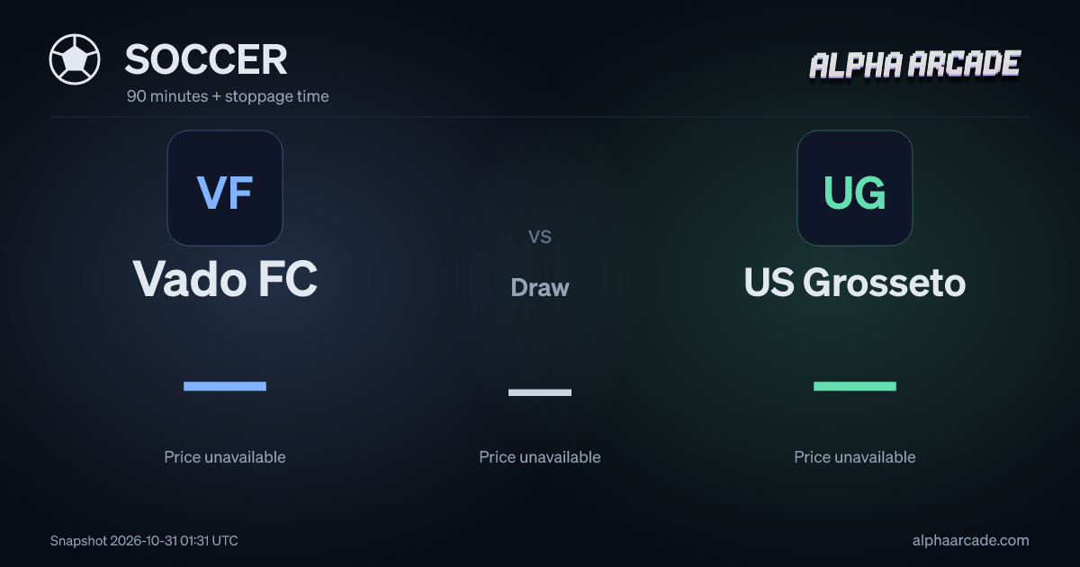 SOCCER: Vado FC — / Draw — / US Grosseto —