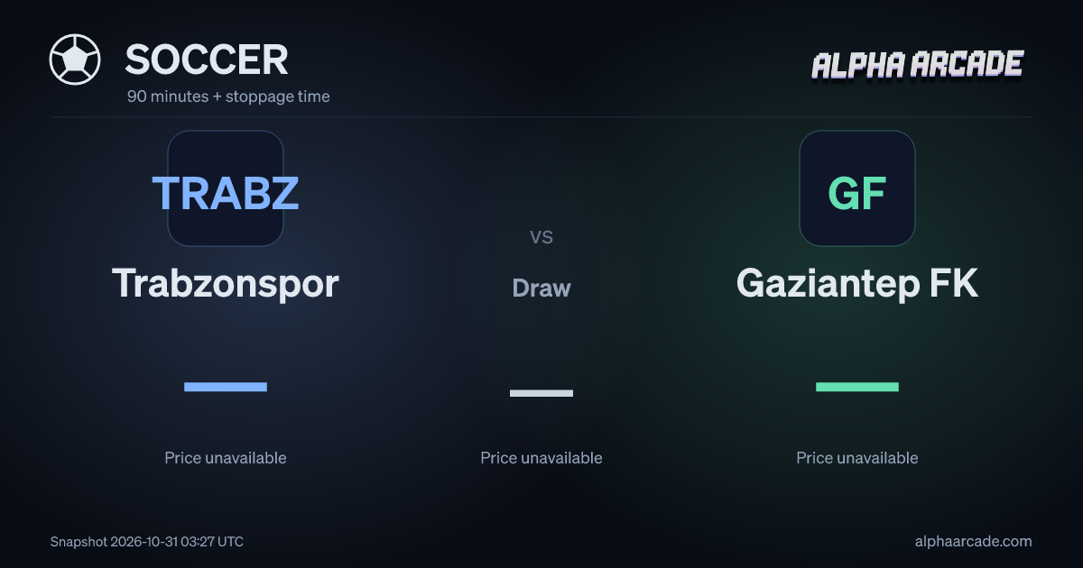 SOCCER: Trabzonspor — / Draw — / Gaziantep FK —