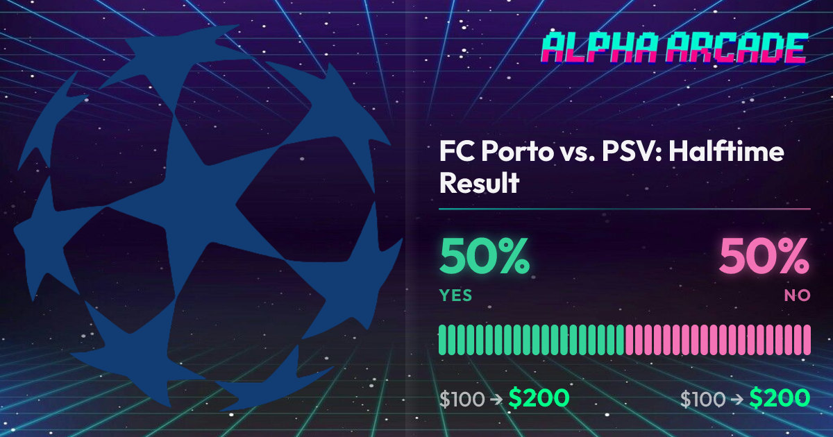 YES 50% / NO 50%