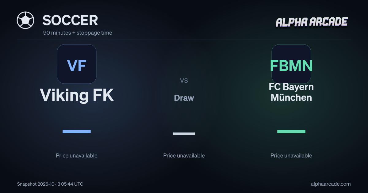 SOCCER: Viking FK — / Draw — / FC Bayern München —