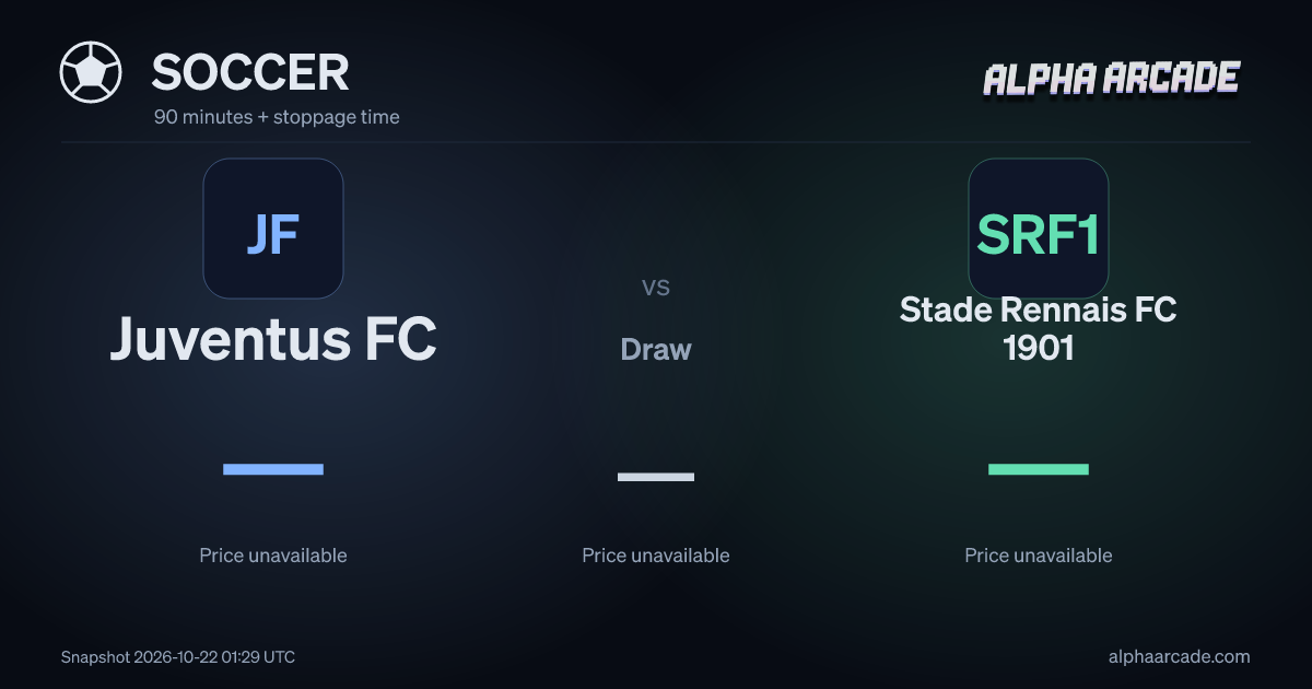 SOCCER: Juventus FC — / Draw — / Stade Rennais FC 1901 —