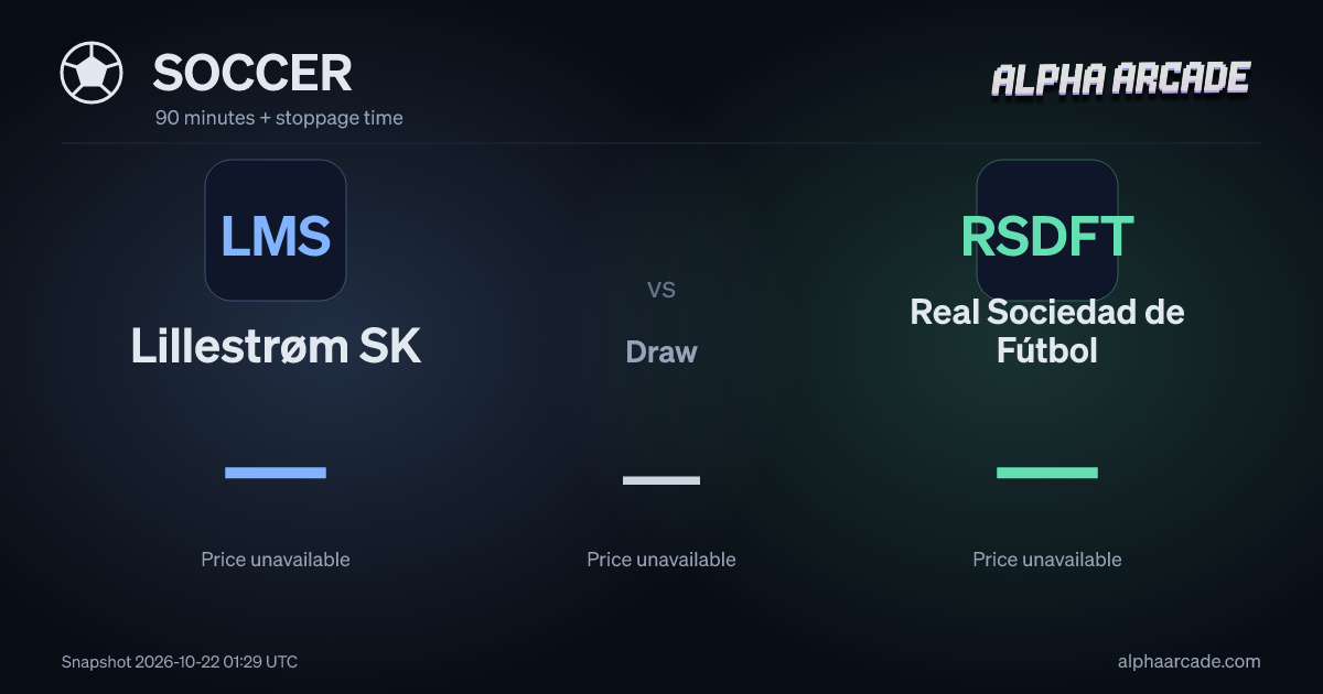 SOCCER: Lillestrøm SK — / Draw — / Real Sociedad de Fútbol —