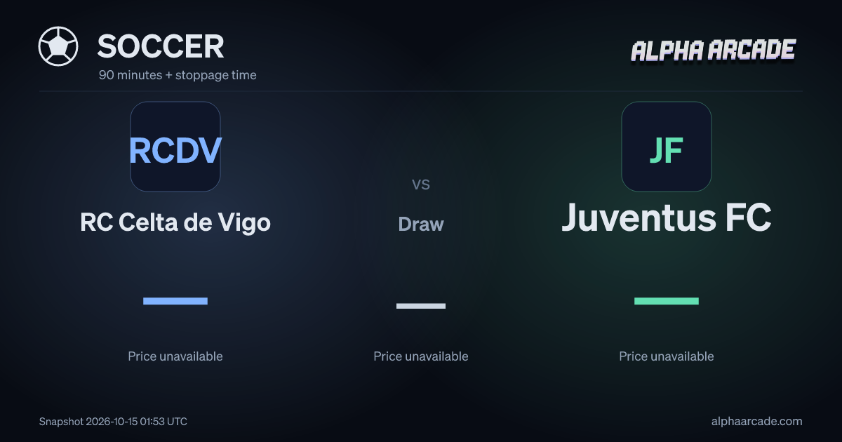 SOCCER: RC Celta de Vigo — / Draw — / Juventus FC —