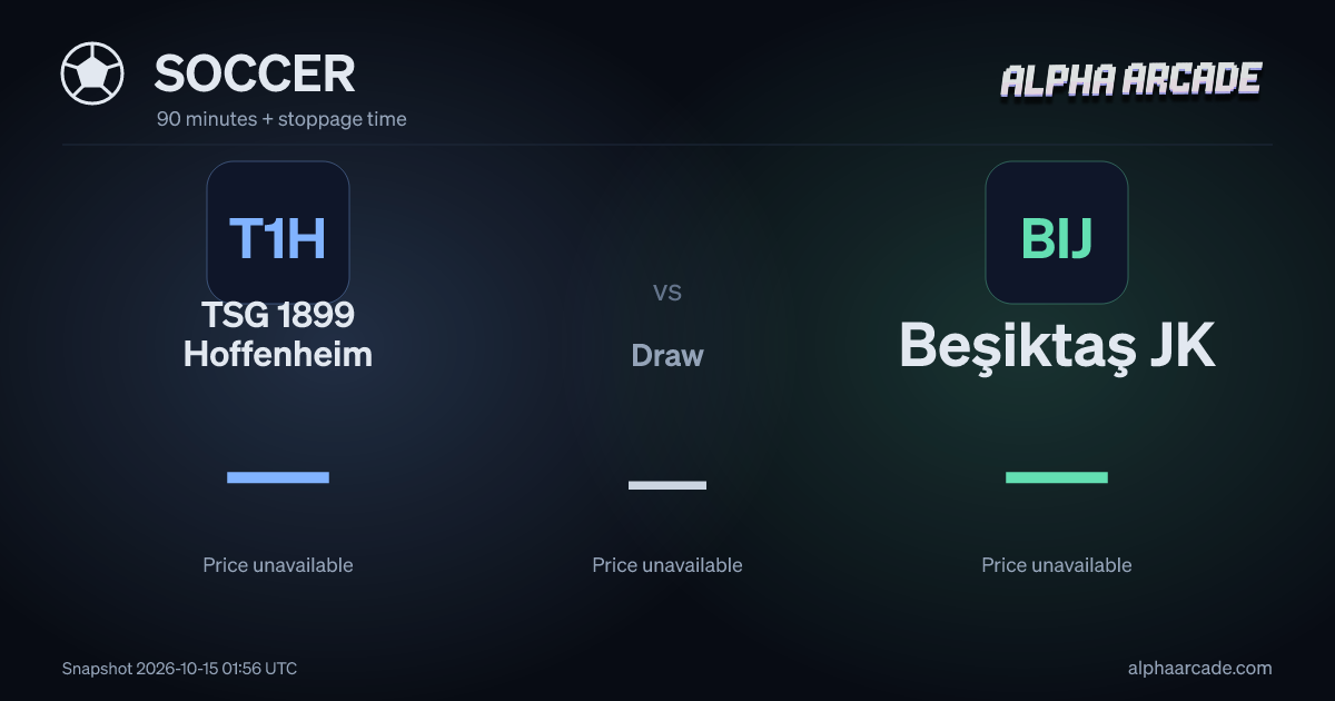 SOCCER: TSG 1899 Hoffenheim — / Draw — / Beşiktaş JK —