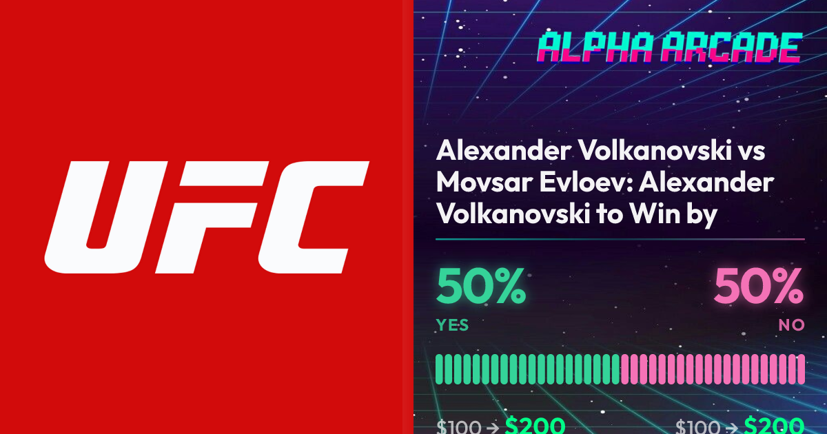 YES 50% / NO 50%