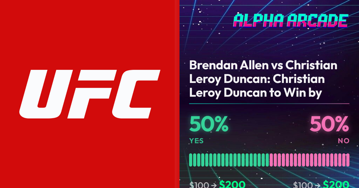 YES 50% / NO 50%