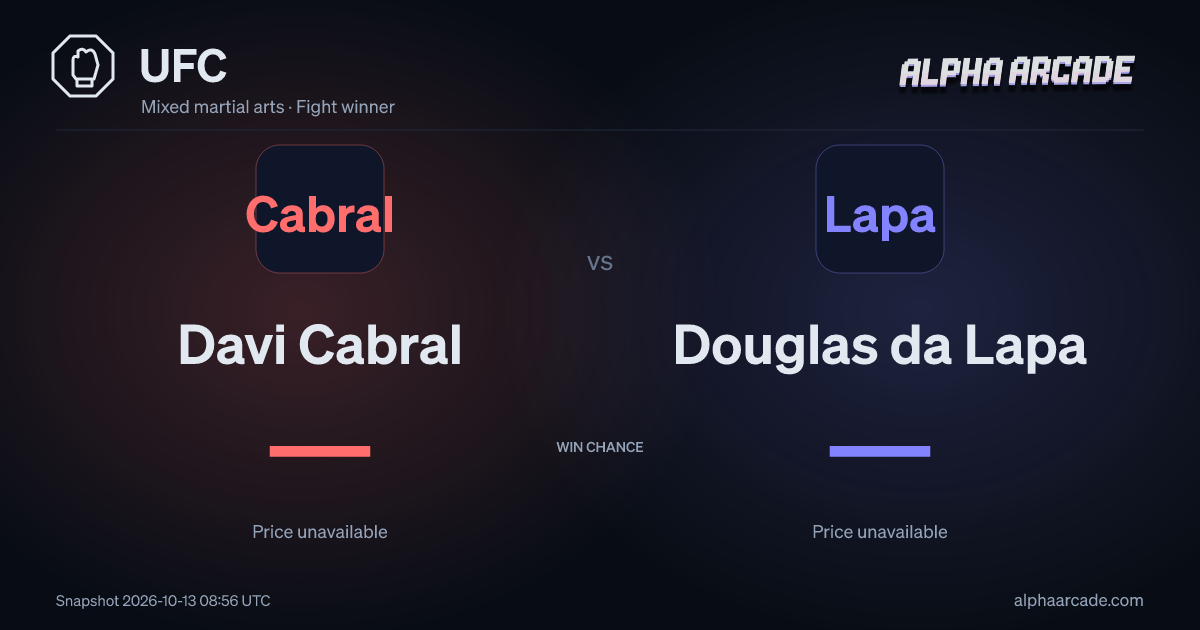 UFC: Davi Cabral — / Douglas da Lapa —