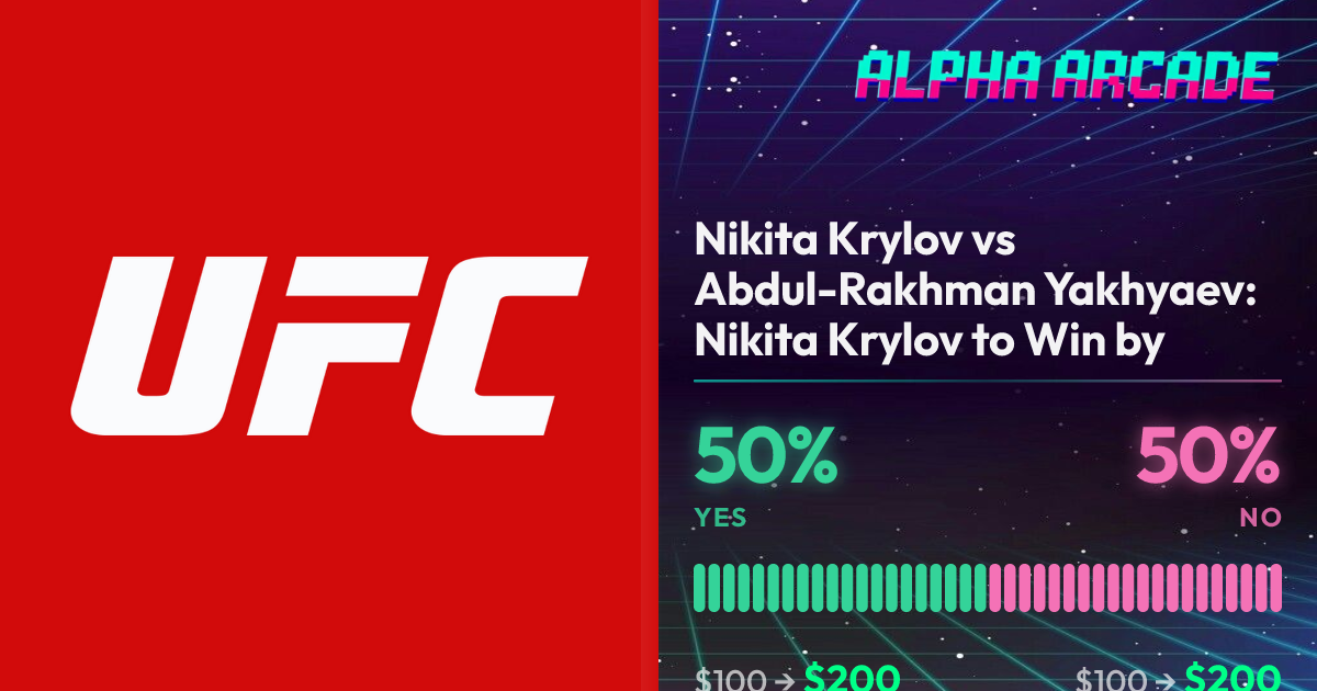 YES 50% / NO 50%
