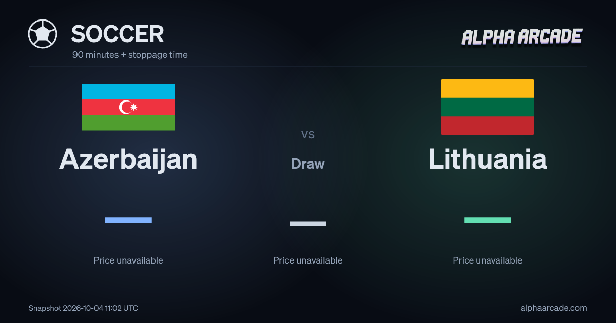 SOCCER: Azerbaijan — / Draw — / Lithuania —