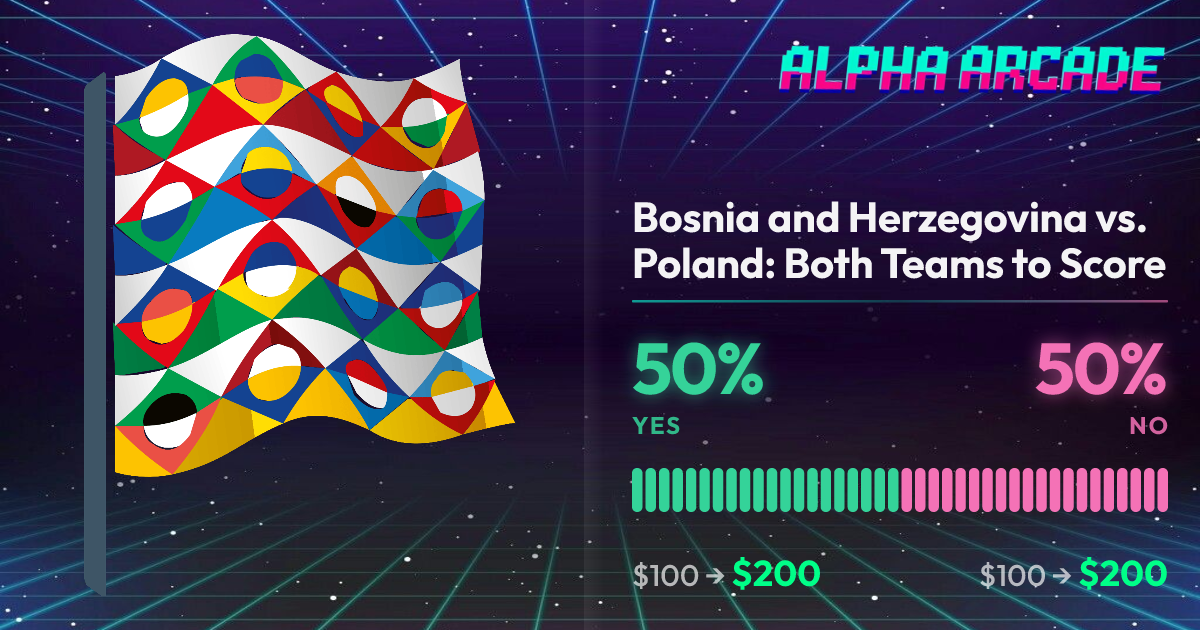YES 50% / NO 50%