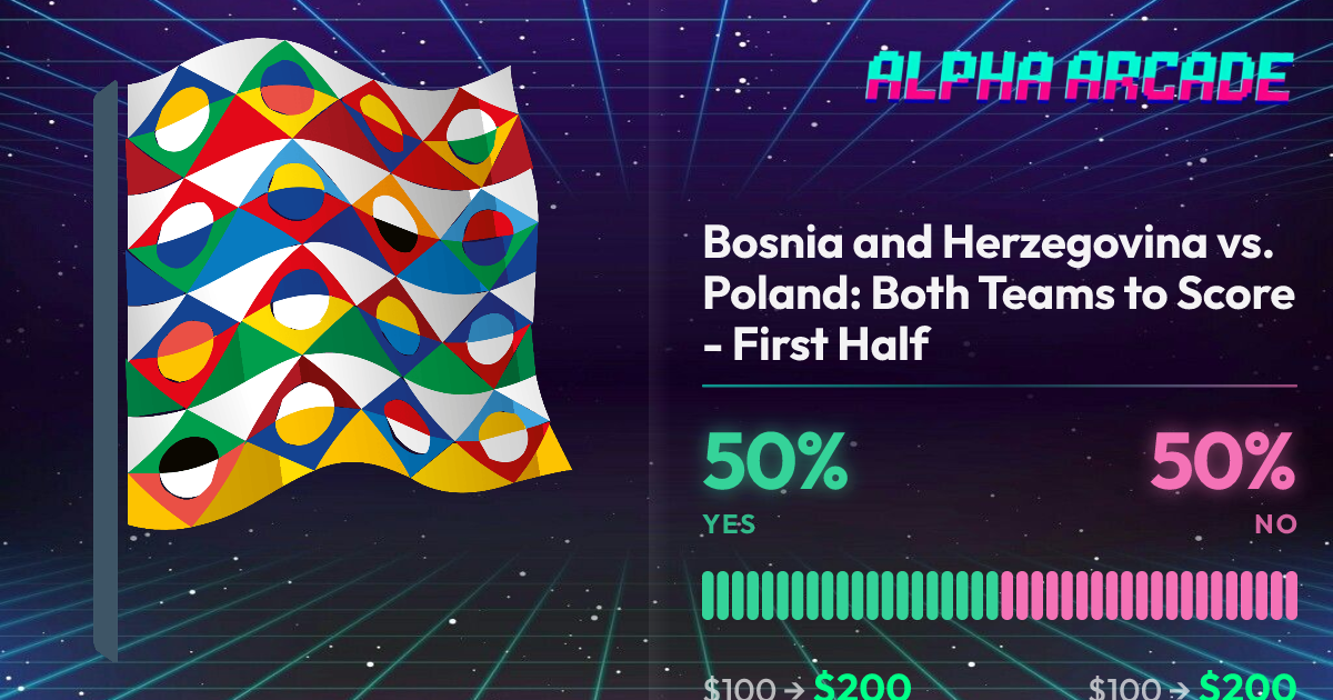 YES 50% / NO 50%