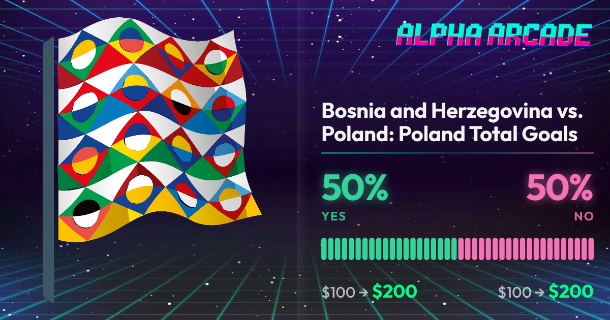 YES 50% / NO 50%