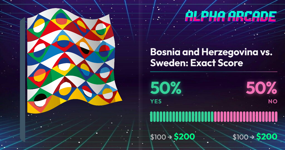 YES 50% / NO 50%