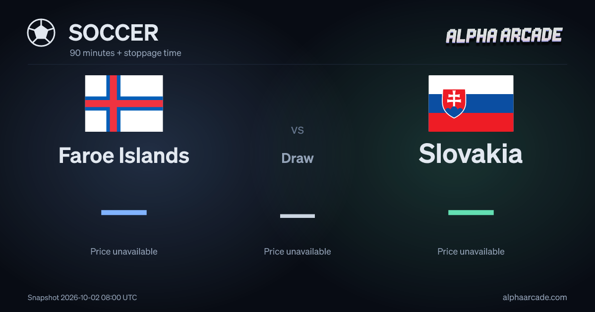 SOCCER: Faroe Islands — / Draw — / Slovakia —