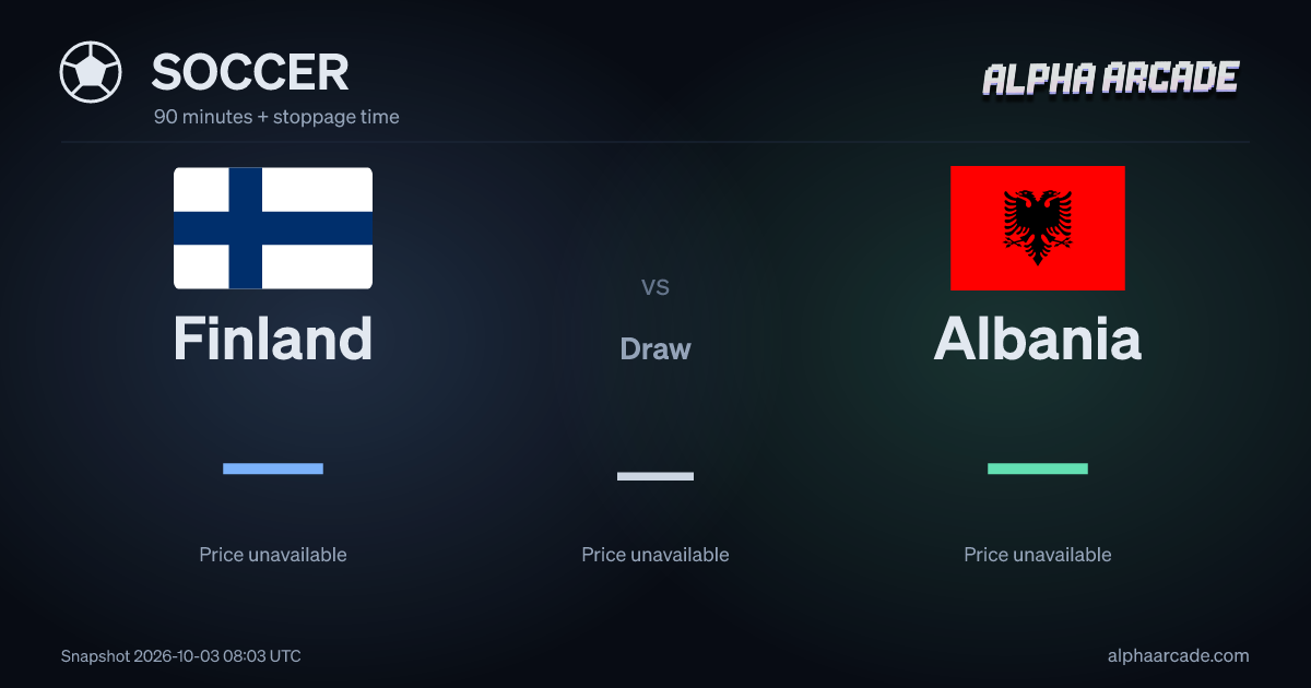 SOCCER: Finland — / Draw — / Albania —