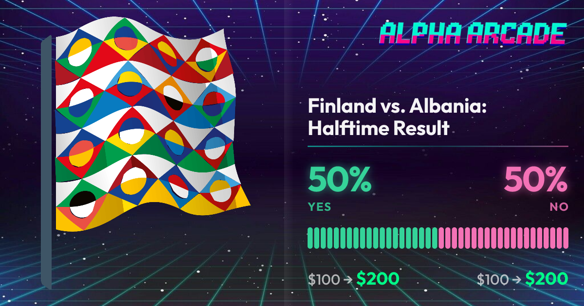 YES 50% / NO 50%