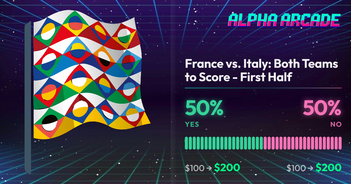 YES 50% / NO 50%