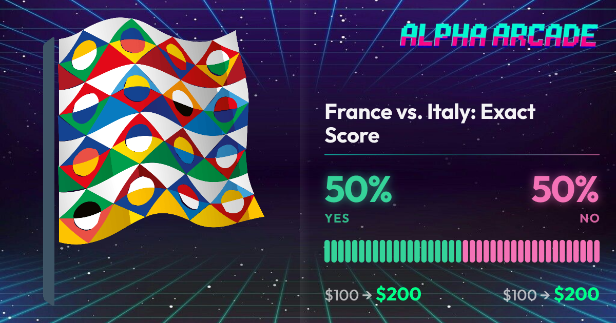 YES 50% / NO 50%