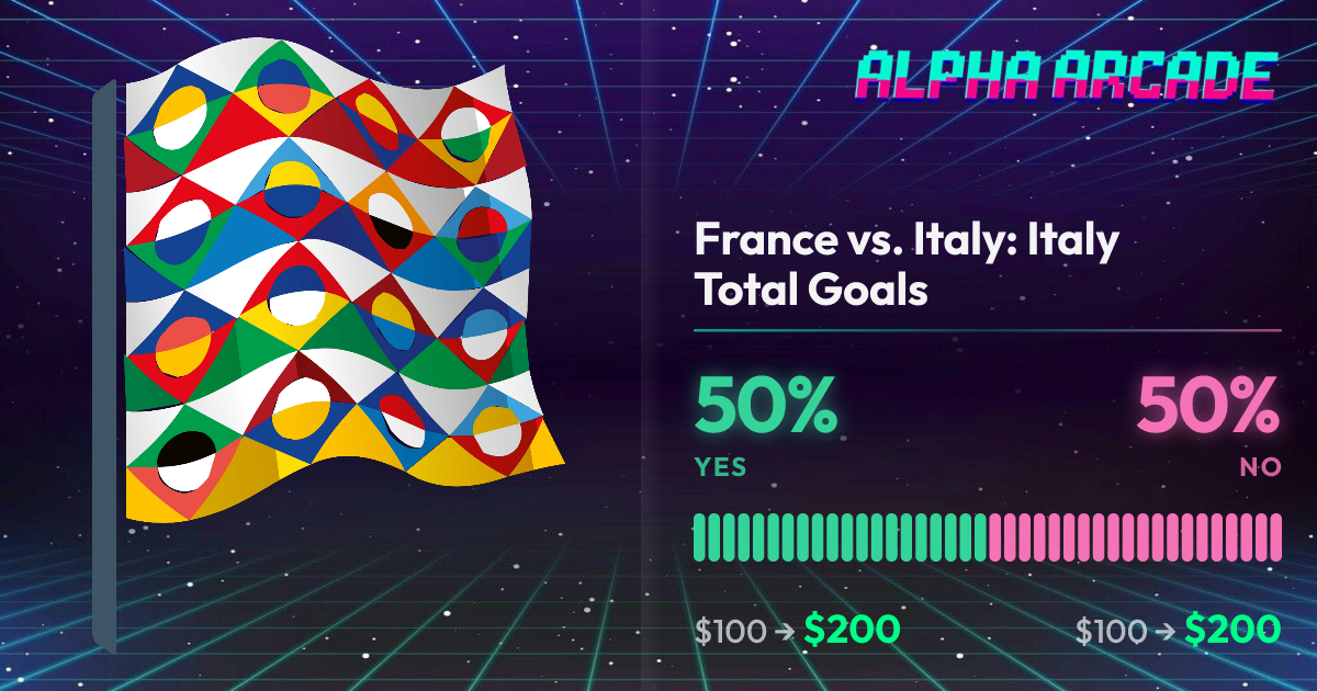 YES 50% / NO 50%