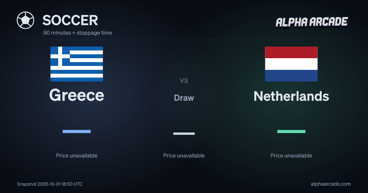 SOCCER: Greece — / Draw — / Netherlands —