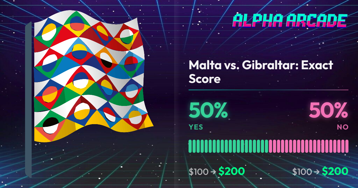 YES 50% / NO 50%