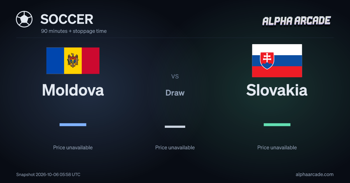 SOCCER: Moldova — / Draw — / Slovakia —