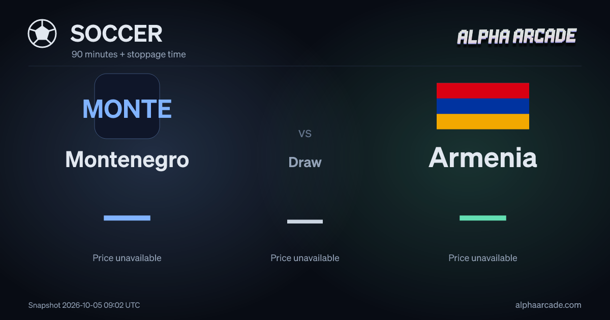 SOCCER: Montenegro — / Draw — / Armenia —