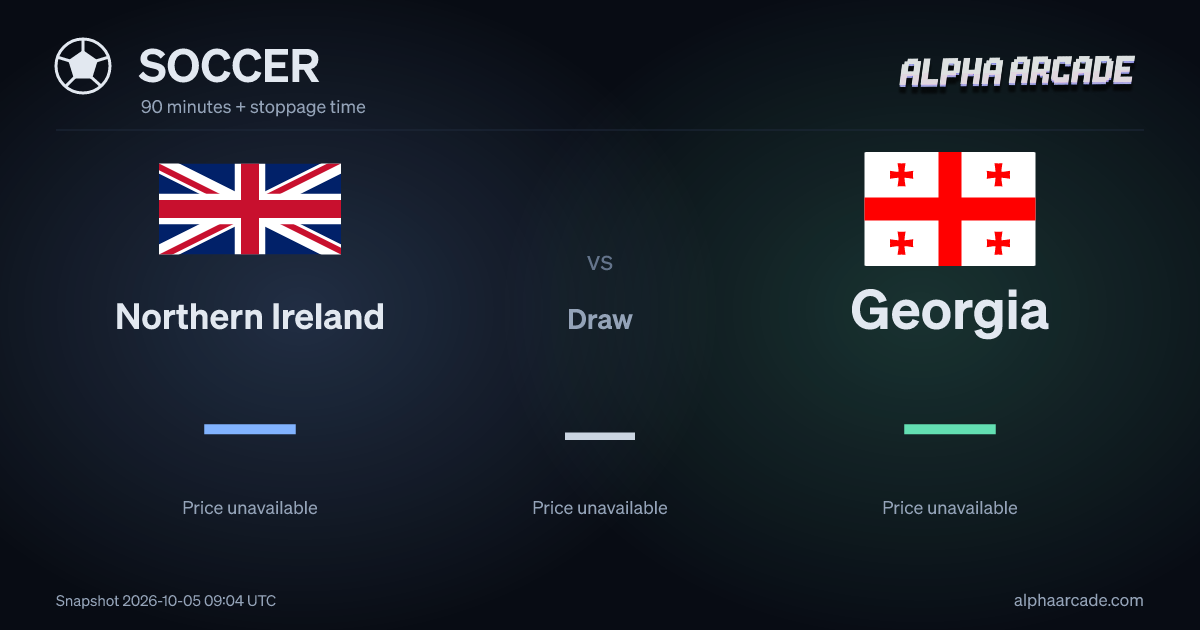 SOCCER: Northern Ireland — / Draw — / Georgia —