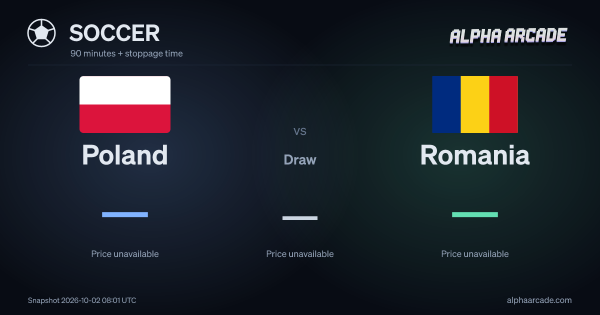 SOCCER: Poland — / Draw — / Romania —