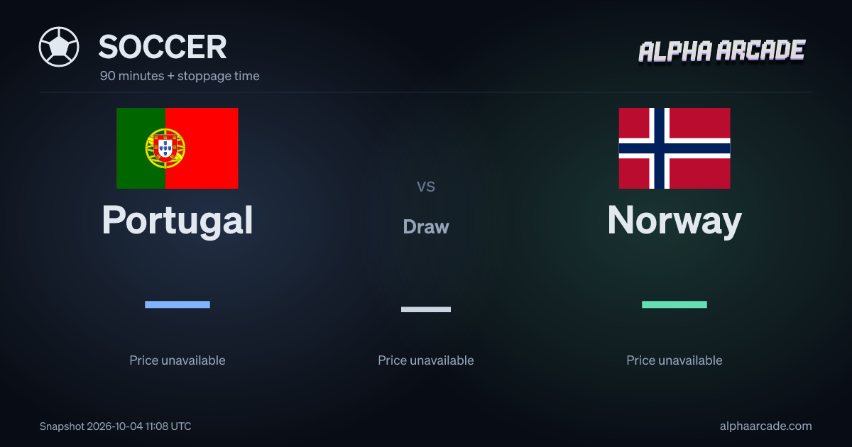 SOCCER: Portugal — / Draw — / Norway —
