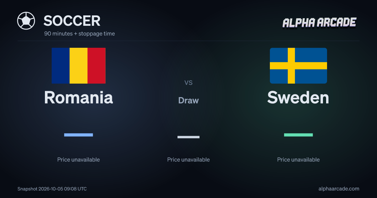 SOCCER: Romania — / Draw — / Sweden —