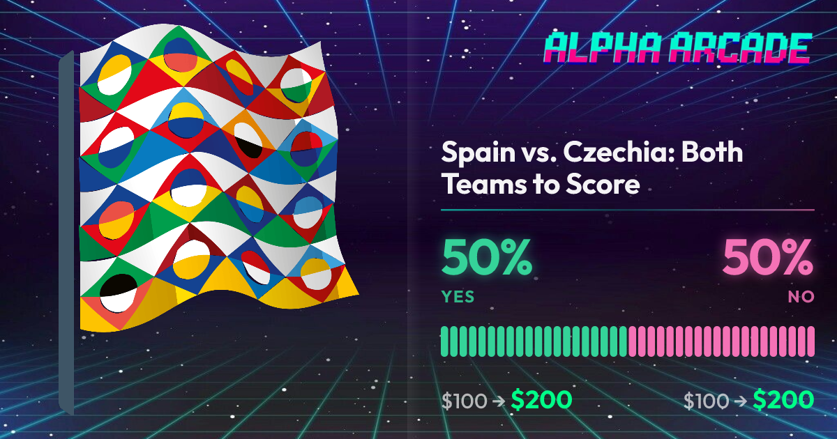 YES 50% / NO 50%