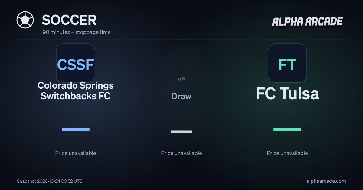 SOCCER: Colorado Springs Switchbacks FC — / Draw — / FC Tulsa —