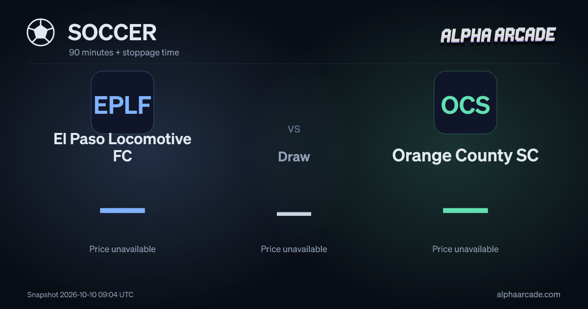 SOCCER: El Paso Locomotive FC — / Draw — / Orange County SC —