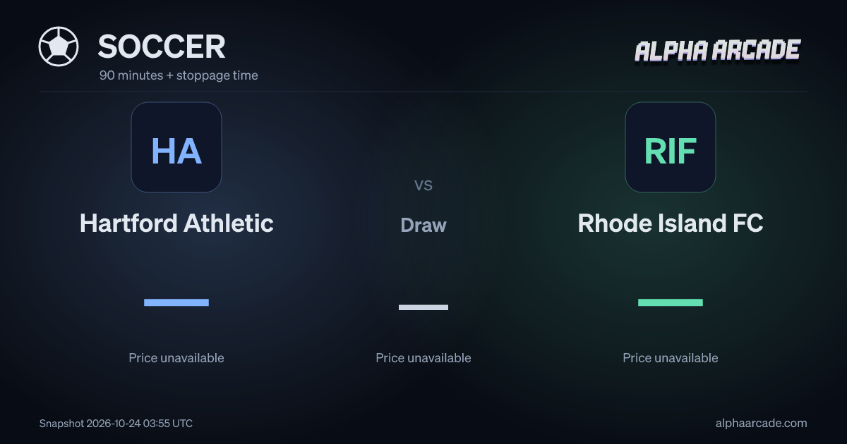 SOCCER: Hartford Athletic — / Draw — / Rhode Island FC —