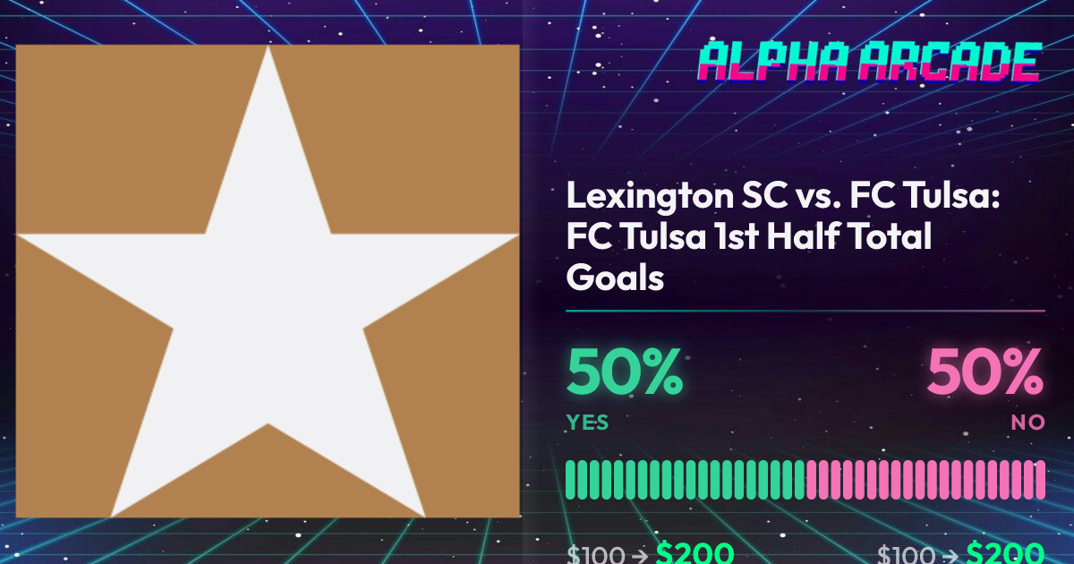 YES 50% / NO 50%