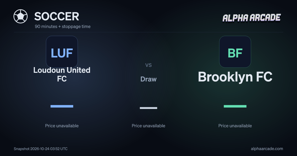 SOCCER: Loudoun United FC — / Draw — / Brooklyn FC —